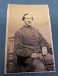 US Civil War Connecticut Officer CDV, Corps Badge?