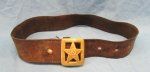 Soviet WWII Army Officers Belt and Buckle