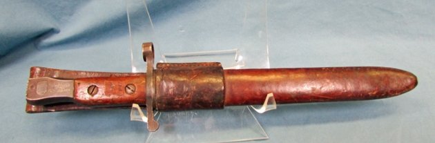  Canadian WWI M1910 Ross Rifle Bayonet Scabbard — image 2