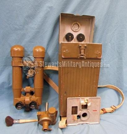  Japanese WWII Artillery M93 Battery Commanders Binoculars, Cased — image 4