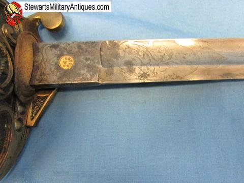  British Victorian Era 1827 Navy Officers Sword, Webb, London  — image 6