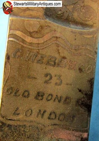  British Victorian Era 1827 Navy Officers Sword, Webb, London  — image 8