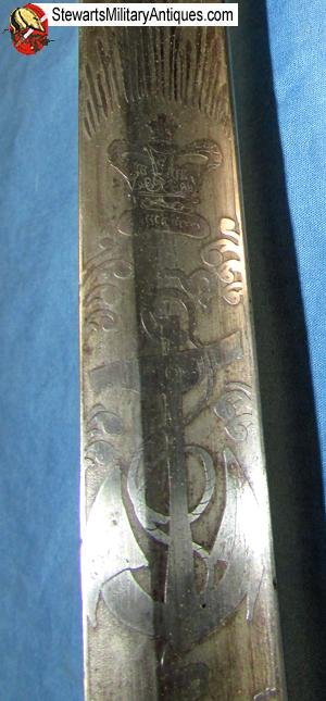  British Victorian Era 1827 Navy Officers Sword, Webb, London  — image 9