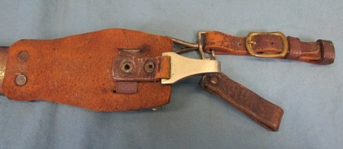  German WWII M1933 SA EM Dagger & Vertical Hanger, F. Dick Mfg. — image 5