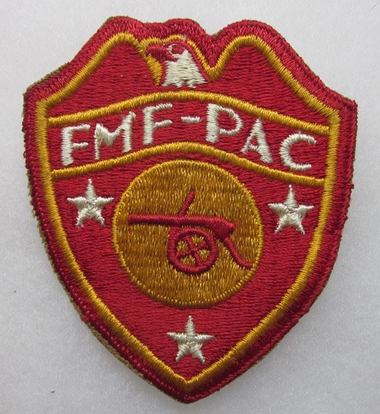 US WWII USMC FMF-PAC Artillery SSI — image 2