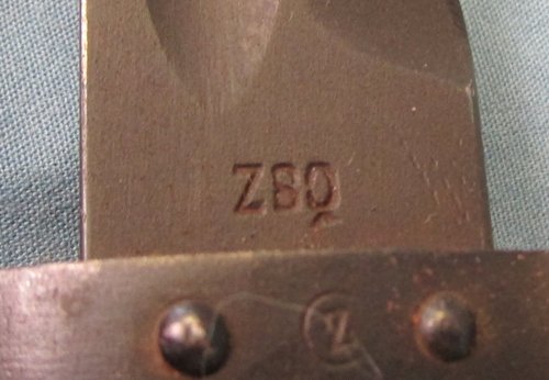  Czech WWII VZ24 Bayonet & Frog — image 4