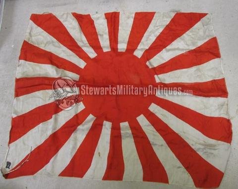  Japanese WWII Army Pattern, Silk Rising Sun Flag — image 3