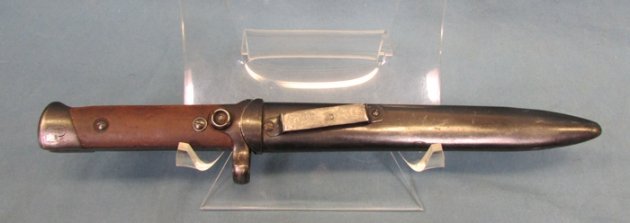  Italian WWII M1938 Folding Blade Cacarno Bayonet, Finnish Reissue — image 2