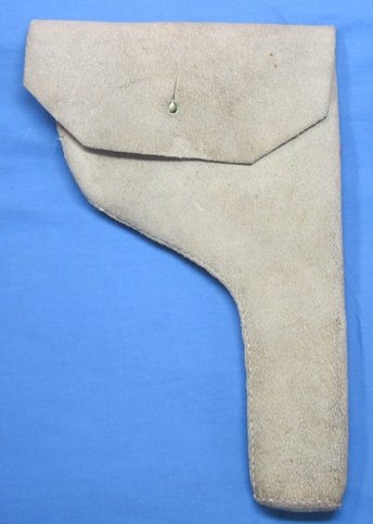 British Boer War Era Whte Buff Leather Webley Holster, 1899 — image 2