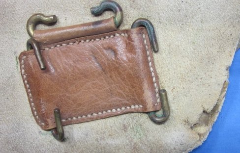 British Boer War Era Whte Buff Leather Webley Holster, 1899 — image 4