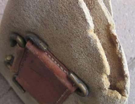 British Boer War Era Whte Buff Leather Webley Holster, 1899 — image 5