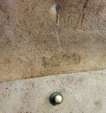 British Boer War Era Whte Buff Leather Webley Holster, 1899 — image 6