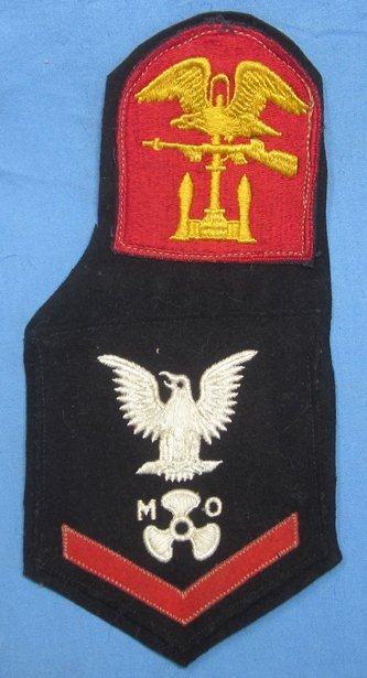 US WWII US Navy 3rd Class PO Motor Machinist Mate, Amphibious Unit — image 2