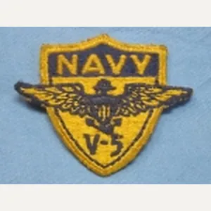 US WWII US Navy V-5 Program SSI, Greenback