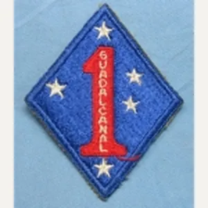 US WWII USMC SSI, 1st Marine Division, The Old Breed