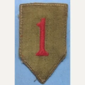 US WWII 1st Infantry Division SSI, Normandy 1944, Big Red …