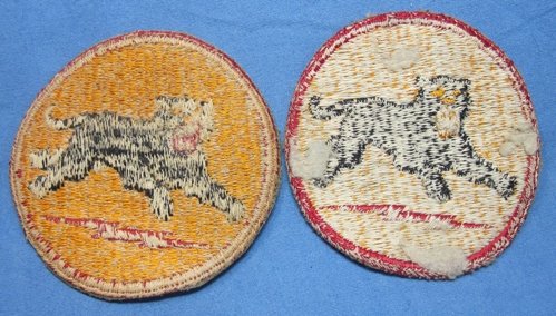US WWII Army 66th Infantry Division 1st Pattern SSI, Two Variants — image 3