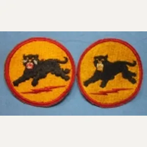 US WWII Army 66th Infantry Division 1st Pattern SSI, Two …