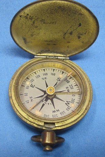 US WWI Era Army Compass, Pocket Watch Case, S&W NY — image 3