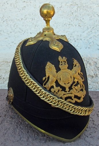 British Pre WWI Edwardian Era Royal Artillery Officer Helmet — image 2