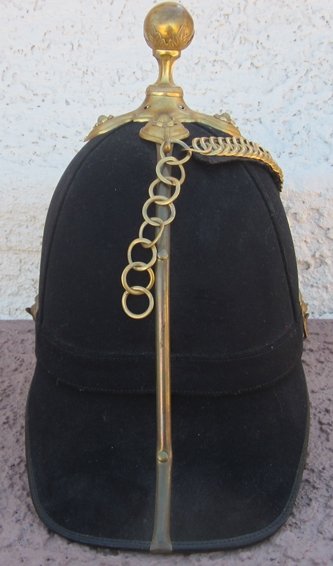 British Pre WWI Edwardian Era Royal Artillery Officer Helmet — image 4