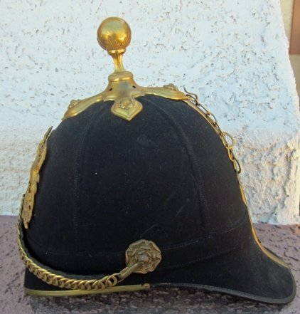 British Pre WWI Edwardian Era Royal Artillery Officer Helmet — image 5
