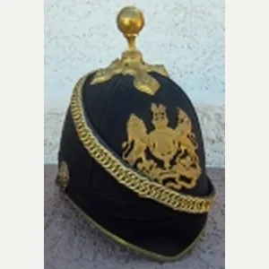 British Pre WWI Edwardian Era Royal Artillery Officer Helmet