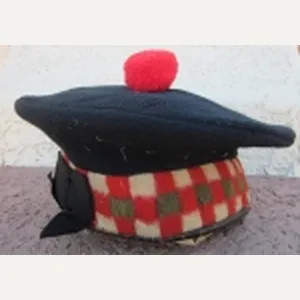 British Pre WWI Issue Enlisted Kilmarnock Bonnet, 1904 Dated