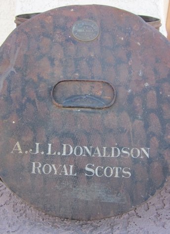 British WWI Identified Visor Hat & Kilmarnock Bonnet, Royal Scots — image 13