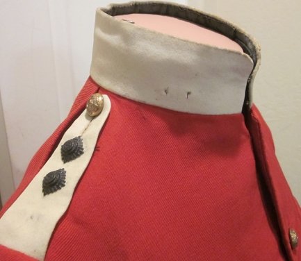 British Victorian Era, 1881-1894 Army Officers Summer Weight Wool Service Coat, Devonshire Rgt — image 4