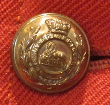 British Victorian Era, 1881-1894 Army Officers Summer Weight Wool Service Coat, Devonshire Rgt — image 8