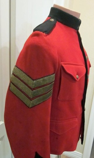 British Late Victorian Scarlet Wool Tunic, 1902 Issue Tag — image 4