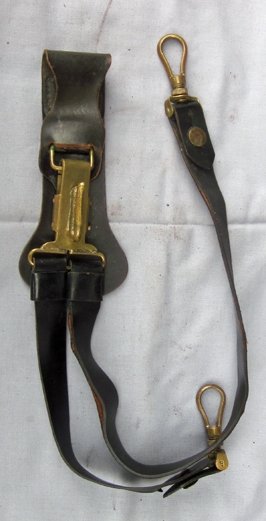 US Vietnam Era USMC Officers Sam Browne Belt Sword Hanger — image 2