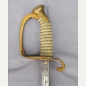 US WWI Era US M1852 US Navy Officers Sword, Named, …