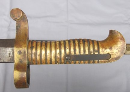 US Civil War, 1861, Zouave Pattern Collins Mfg. Sword Bayonet & Scabbard — image 10