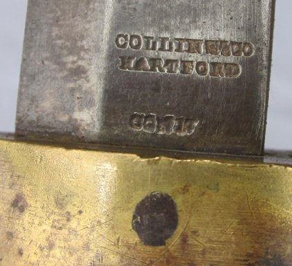 US Civil War, 1861, Zouave Pattern Collins Mfg. Sword Bayonet & Scabbard — image 6