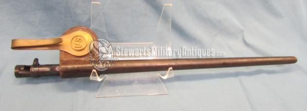  US Indian Wars, M1873 45-70 Bayonet & Brass Hook Scabbard — image 2