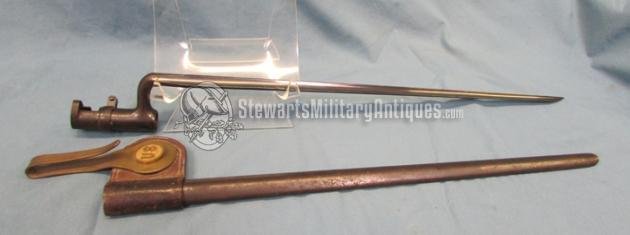  US Indian Wars, M1873 45-70 Bayonet & Brass Hook Scabbard — image 3