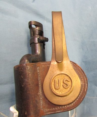  US Indian Wars, M1873 45-70 Bayonet & Brass Hook Scabbard — image 4