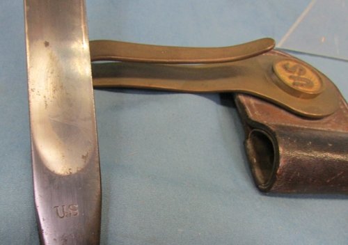  US Indian Wars, M1873 45-70 Bayonet & Brass Hook Scabbard — image 5