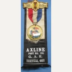 US Post Civil War GAR Post 290, Roseville Ohio Ribbon