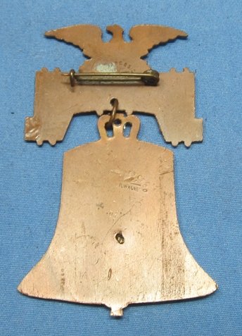 US Post Civil War GAR 33rd National Convention Souvenir Badge, Philadelphia 1899 — image 3