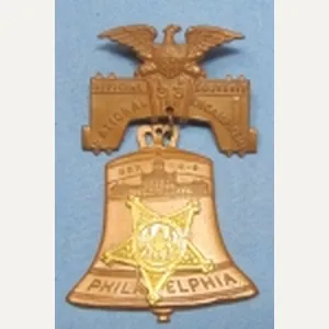 US Post Civil War GAR 33rd National Convention Souvenir Badge, …