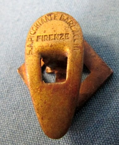 Italian WWII Fascist Enameled Lapel Badge — image 4