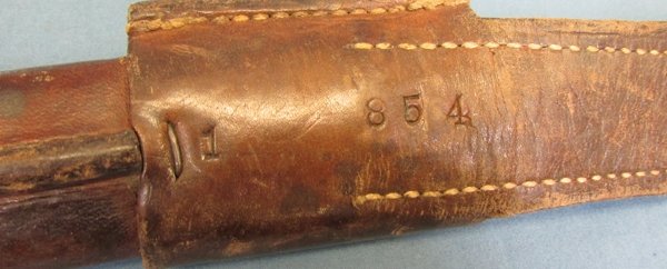  Canadian WWI M1910 Ross Rifle Bayonet & Scabbard — image 5