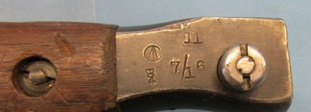  Canadian WWI M1910 Ross Rifle Bayonet & Scabbard — image 7