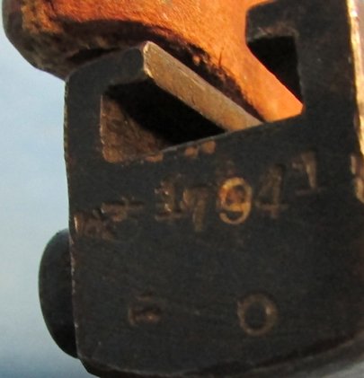  Japanese WWII Late War T30 Bayonet & Rubberized Scabbard, Jinsen Arsenal — image 5