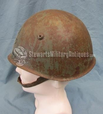  Italian WWII M1933 Anti-Aircraft Artillery Helmet — image 4