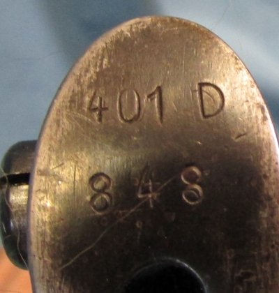  Czech WWII Era VZ24 Bayonet, Blue Finish — image 6