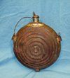 US Civil War Bullseye Canteen, Maker Marked Neck